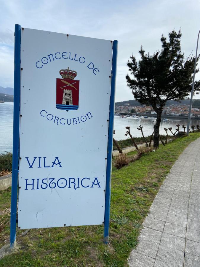 Apartamento Corcubion Playa De Quenxe Bagian luar foto